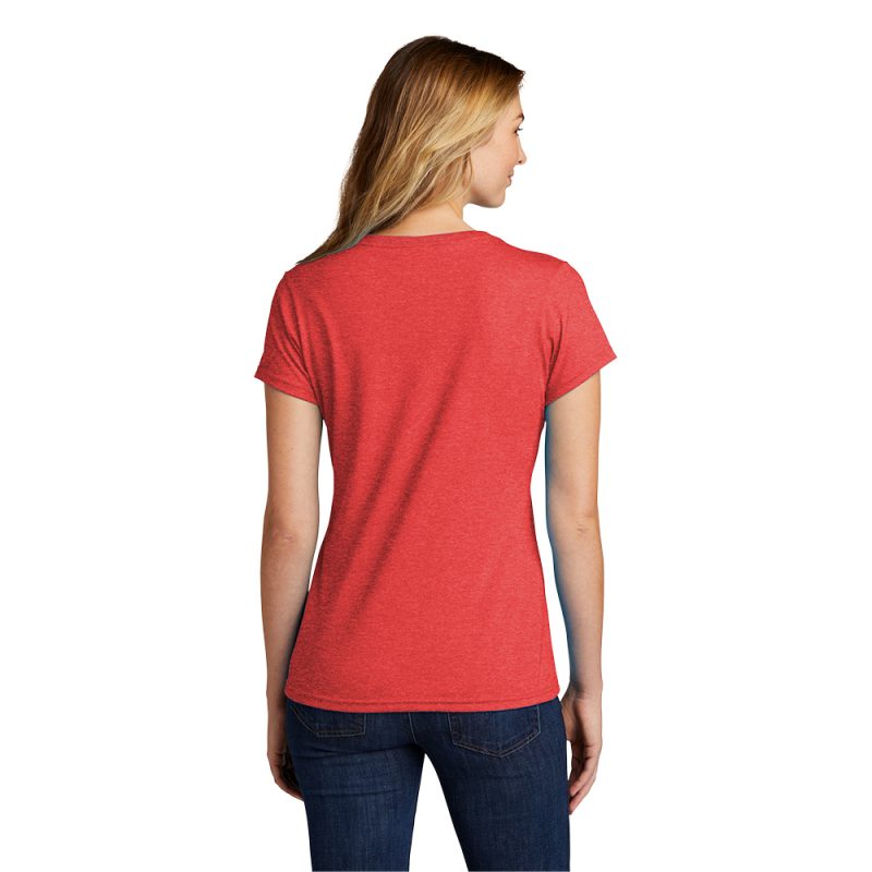 LADIES Port & Company <sup>®</sup> TRI-BLEND V-NECK TEE - Image 2